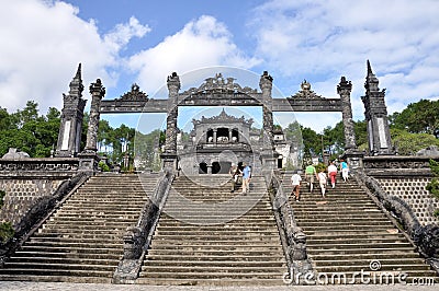Royal Tomb of Vietnam Editorial Stock Photo
